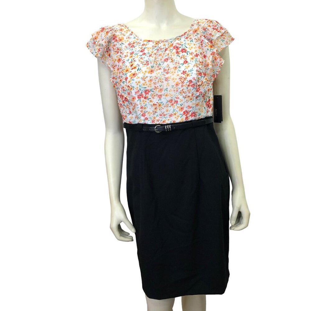 ALYX $74 SHEATH DRESS WITH BELT SZ 6 NWT‎
